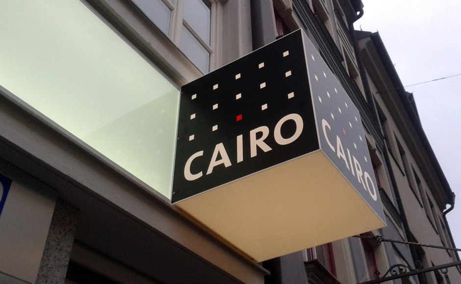 Cairo Designstore München - Lichtreklame